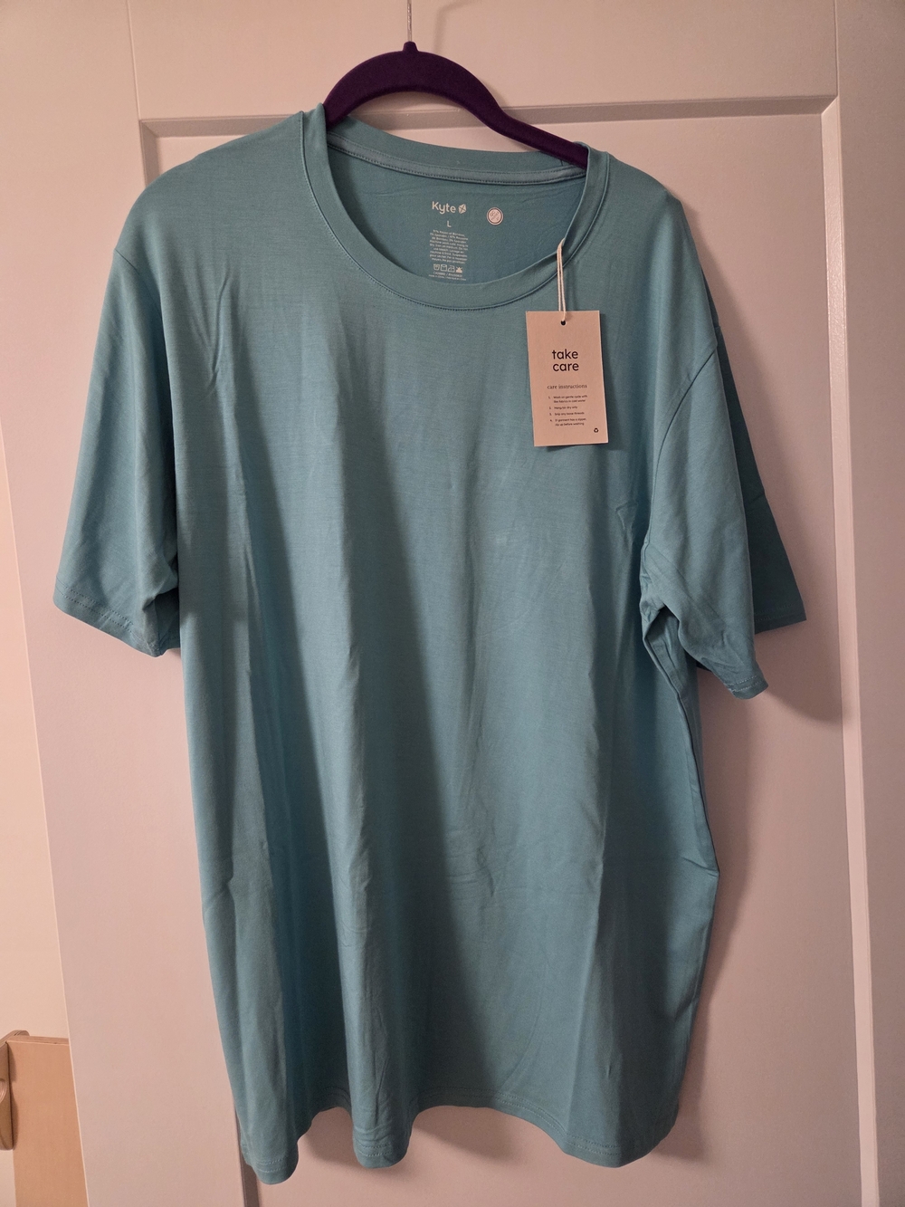 Kyte BABY Men's Crewneck Tee - Aqua
